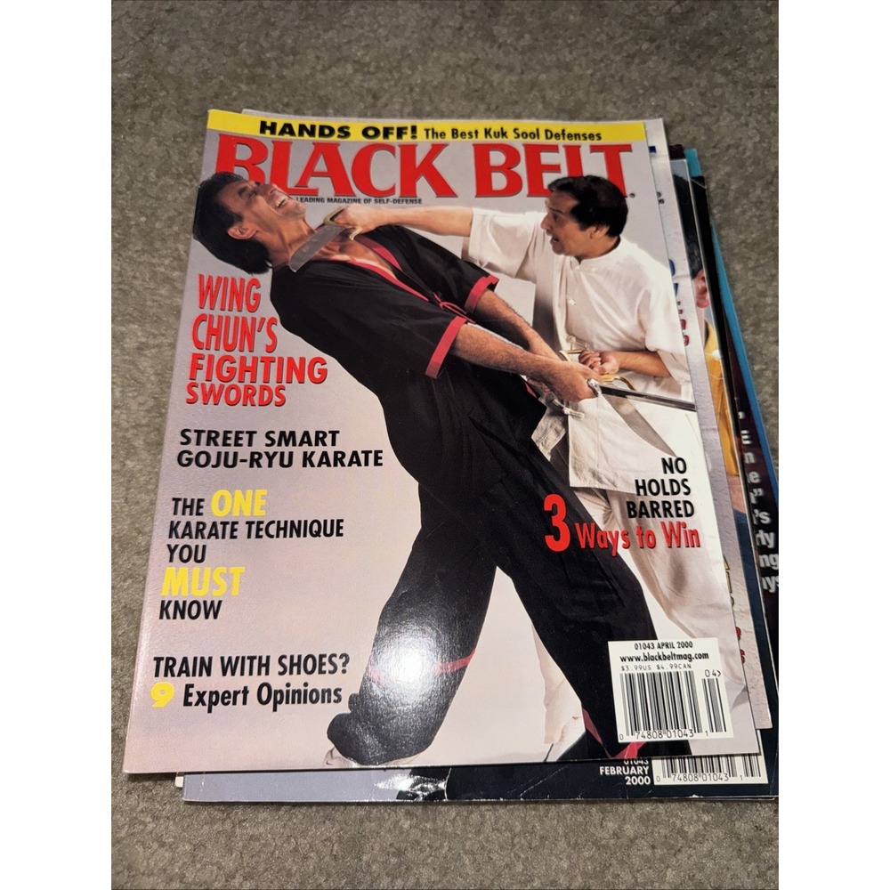Black Belt‎ Magazine April 2000 Wing Chun's Fighting Swords Feature, Newsstand